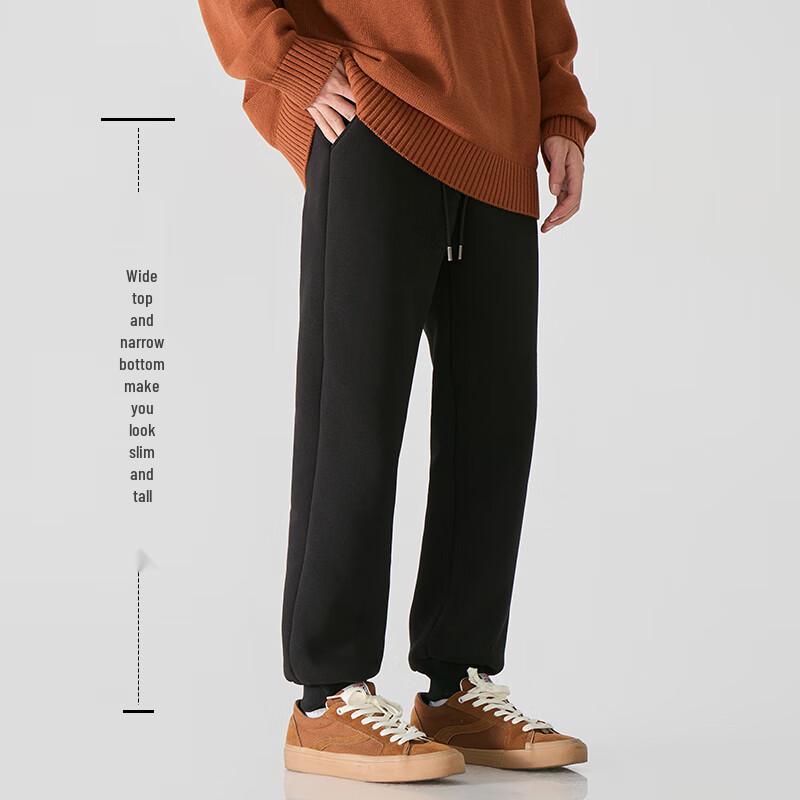 Mark Fairwhale Men's Letter Print Jogger Sweatpants