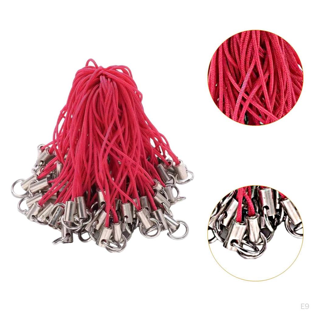 100 Pieces Mobile Phone Dangle Straps Lanyards Practical DIY Accessories Rope for
