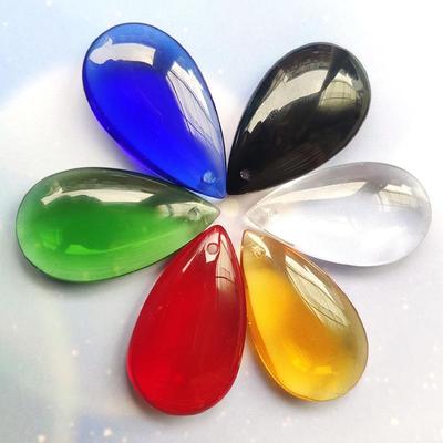Vivace Ciondolo Collana Goccia d'Acqua di Cristallo – Medio/Grande