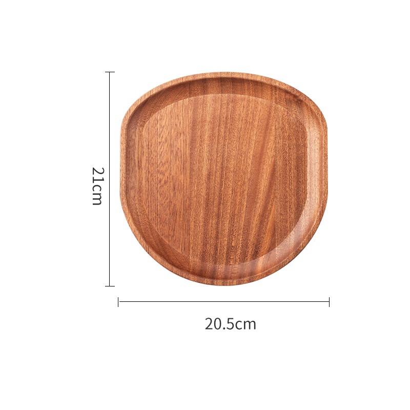 

ZISIZ Wooden Shell-Shaped Serving Tray