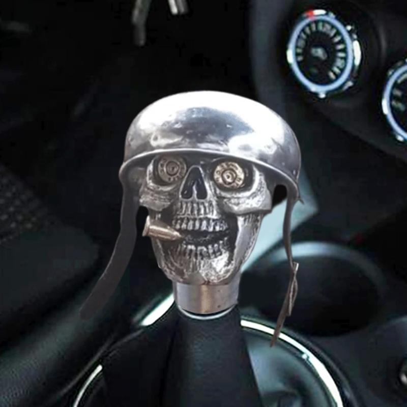 Skull Soldier Gear Shifter Knob with Skeleton Design Suitable for Most Vehicle Enhances Driving Experience Long Term Use