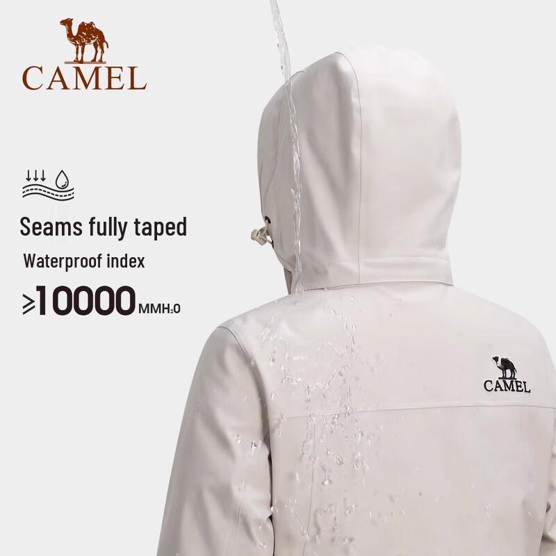 CAMEL Unisex 3-in-1 Waterproof Goose Down Winter Jacket