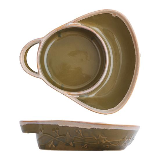 Soup And Sandwich Bowl Ceramic Baking Pan with Handles Divided Compartment Dish for Pasta Salad Fruit Breakfast Lunch Dinner Snacks