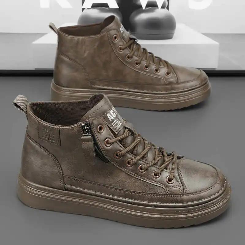 Fashion High Top Spring Men's Shoes Dress Heels Formal Men Shoes Mens Summer Shoes Sneakers Sport Sapatenes Brands Designers Ternis