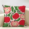 Fruit Cut Art Ins Simple Cushion Cover Natural Linen Organic Fabric DoubleSided Printing Room Sofa Decor Pillow Case