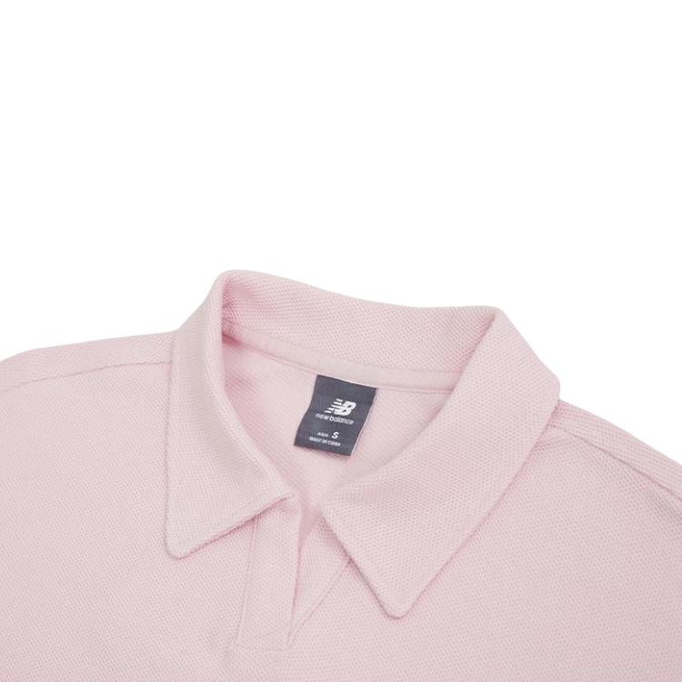 New Balance Attraction Lifestyle Illustration Collection Polo Shirt Women's Pink NFE27052-IV
