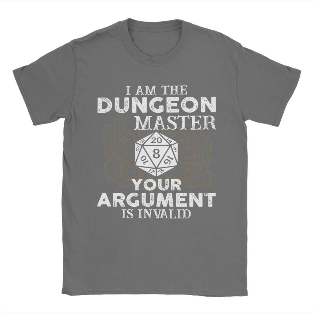 Dungeon and Dragon Dungeon Master TShirts for Unisex Pure Cotton Tee Shirt Crew Neck Short Sleeve Oversized T Shirt Plus Size Tops