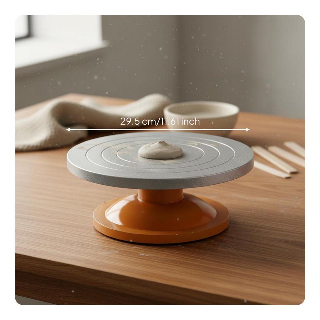Pottery Circle Divider MultiFunctional Marking Guide Acrylic Clay Division Tool Sculpting Turntable
