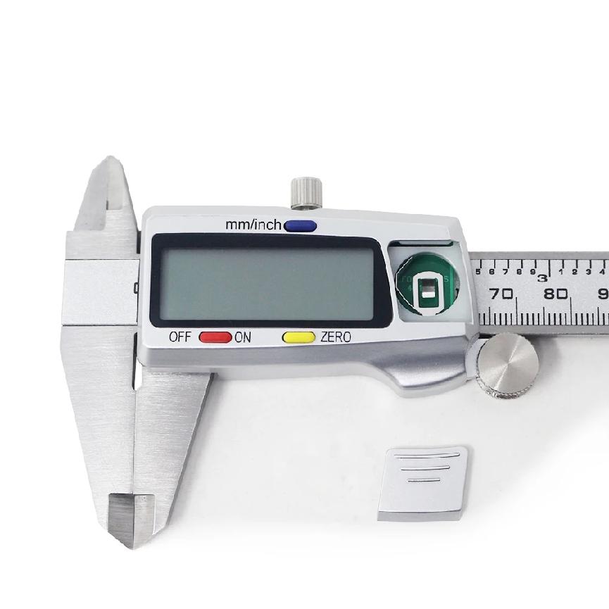 Paquímetro Digital de 6 Polegadas 150mm Micrômetro de Aço Inoxidável Ferramenta de Medição Régua de Profundidade Messschieber Paquimetro