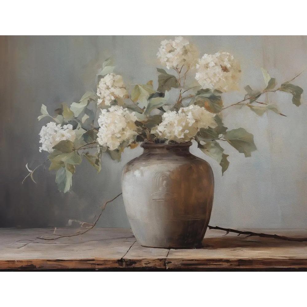 Vintage Botanical Burgundy Floral Posters Olive Branch Fruit Still Life Prints Canvas Painting Wall Art Pictures Home Room Decor