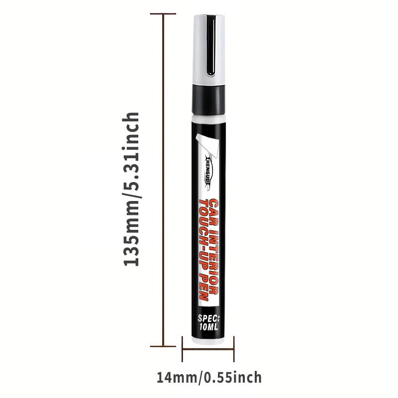 

Metal Touch-Up Pen - Scratch Repair for Faucet Paint Surfaces, Paint Restoration for Bathrooms and Kitchens, Black, White, and Gray Touch-Up Pens, чорний
