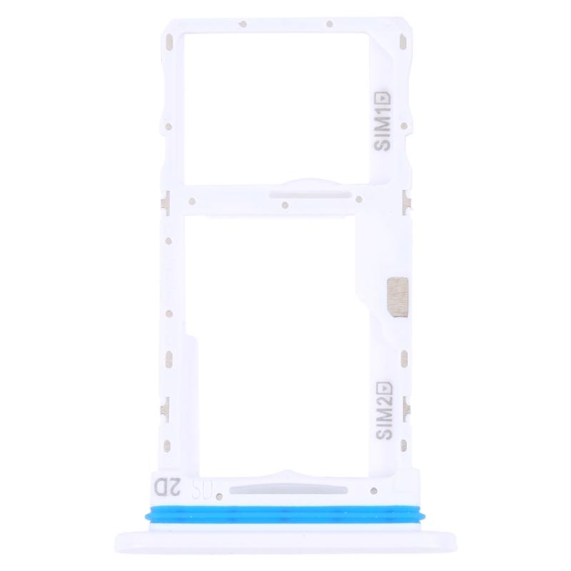 Original SIM Card Tray + SIM / Micro SD Card Tray  for Sony Xperia 10 IV Phone SIM Card Holder Drawer белый