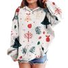 Sweatshirts For Teen Girls Hoodies Long Sleeve Drawstring Pullover Cute Oversized Hoodie Christmas Day