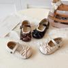 Girls' Stylish Soft Sole Leather Loafers - Spring/Autumn Princess Shoes, Korean Style Baby Walking Shoes