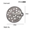 Intelligence Puzzle Zinc Alloy Disentanglement Rings - Unlock Nine Linked Rings Kongming Luban Lock Educational Toy