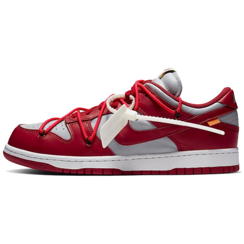Nike Dunk Low Off White University Red Skate Shoes Sneakers CT0856-600