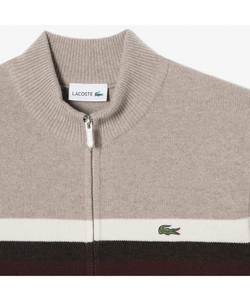 Lacoste Men'S High-Neck Colorblock Cardigan Ah701E-54N Shi