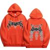 Stray Kids dominATE Death Metal Discography Hoodie,Stray Kids 2025 Stray Kids Full Song Tracklist with Metal Wing Frame, Oversized K‑Pop Fan Pullover
