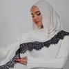 Atmungsaktive Turbane Kopf Baumwolle Kopfwickel Neuer schlichter Hijab