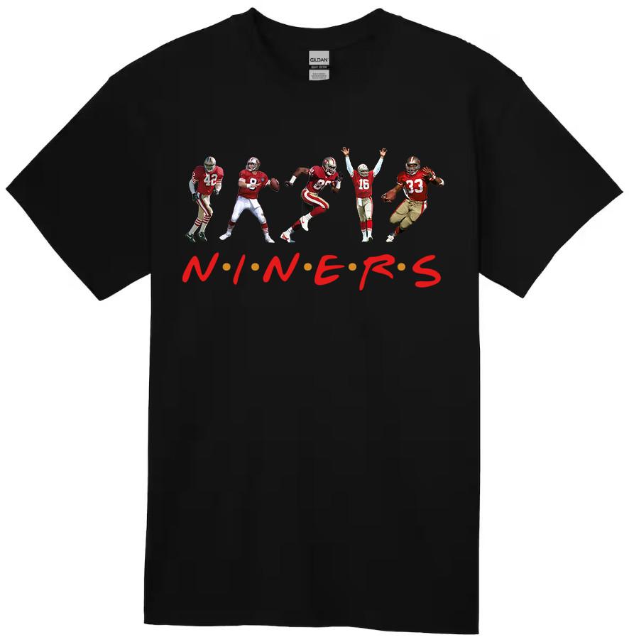 SAN FRANCISCO 49ERS  FRIENDS  INSPIRED T-SHIRTS NINERS ALL SIZES SM-4XL! Unisex T-Shirt L