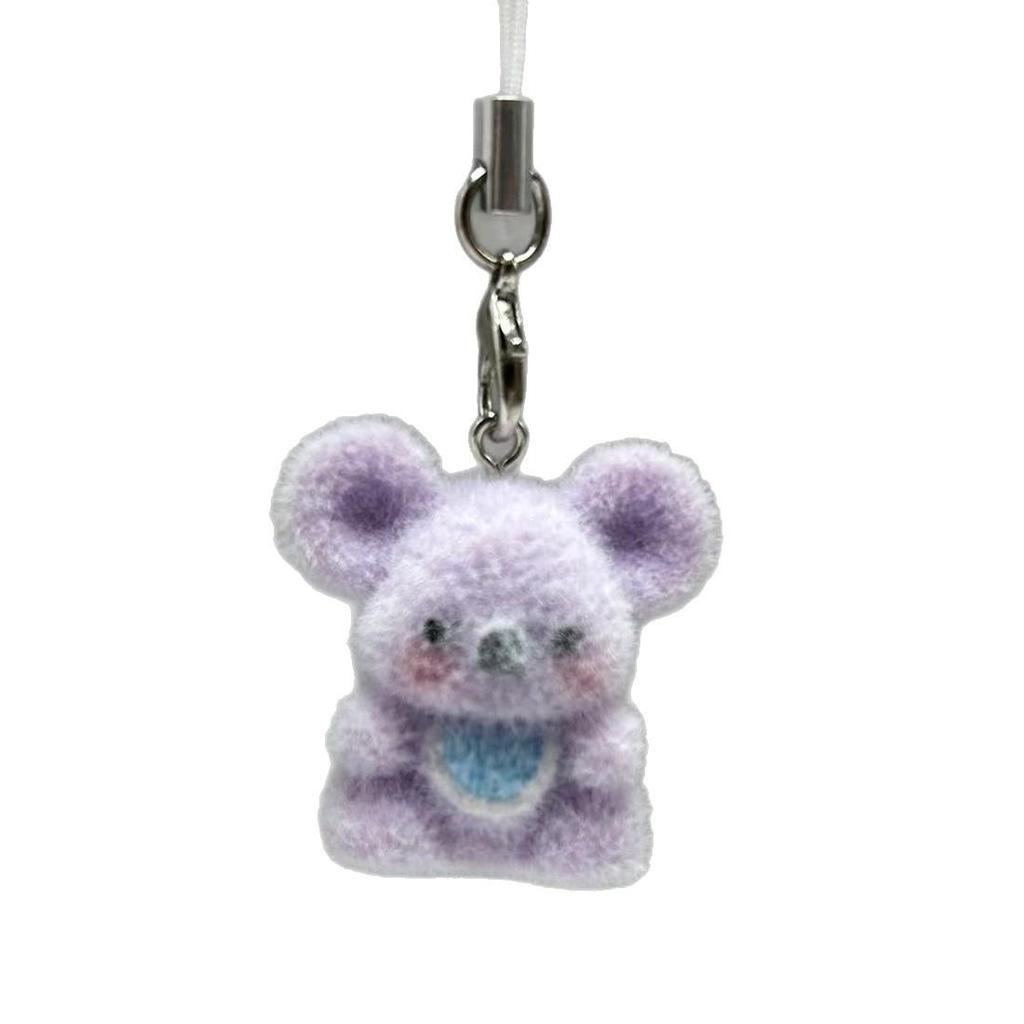 Koala Flocked Pryskyřičný Přívěsek Klíčenka Ozdoba