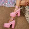 Autumn large size single shoes women 22 years 14CM high heels fashion women