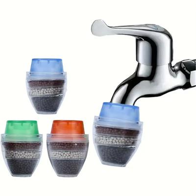 5-Schicht Aktivkohle Wasserfilter Haushalt Klar Wasserhahn Reiniger Trinkwasserfilter für Küchen- Badezimmerarmatur
