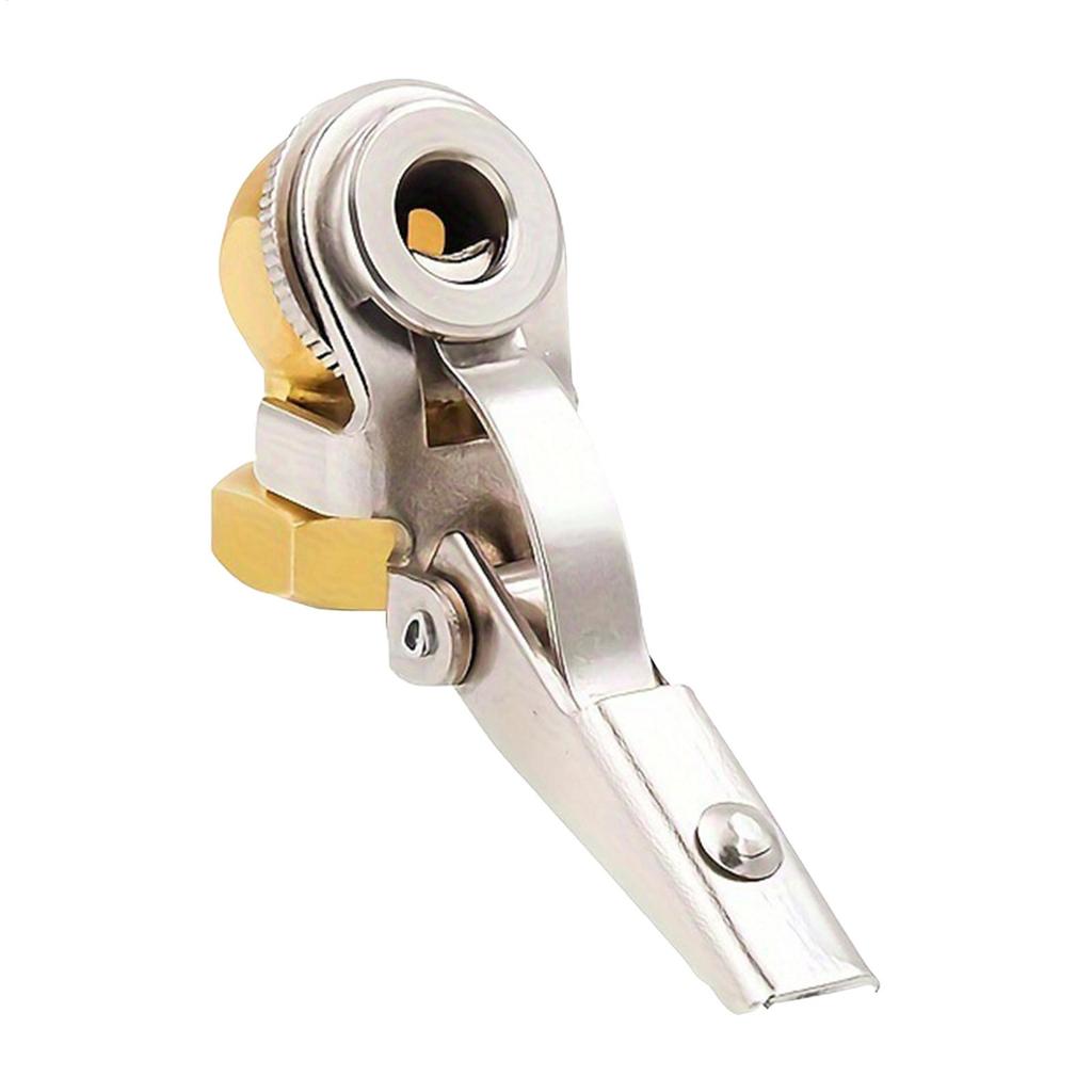 Air Chucks For Tires Heavy Duty Alloy Compressor Accessories Closed Ball Tire Chuck With Clip For Motorcycle RV Truck Bike