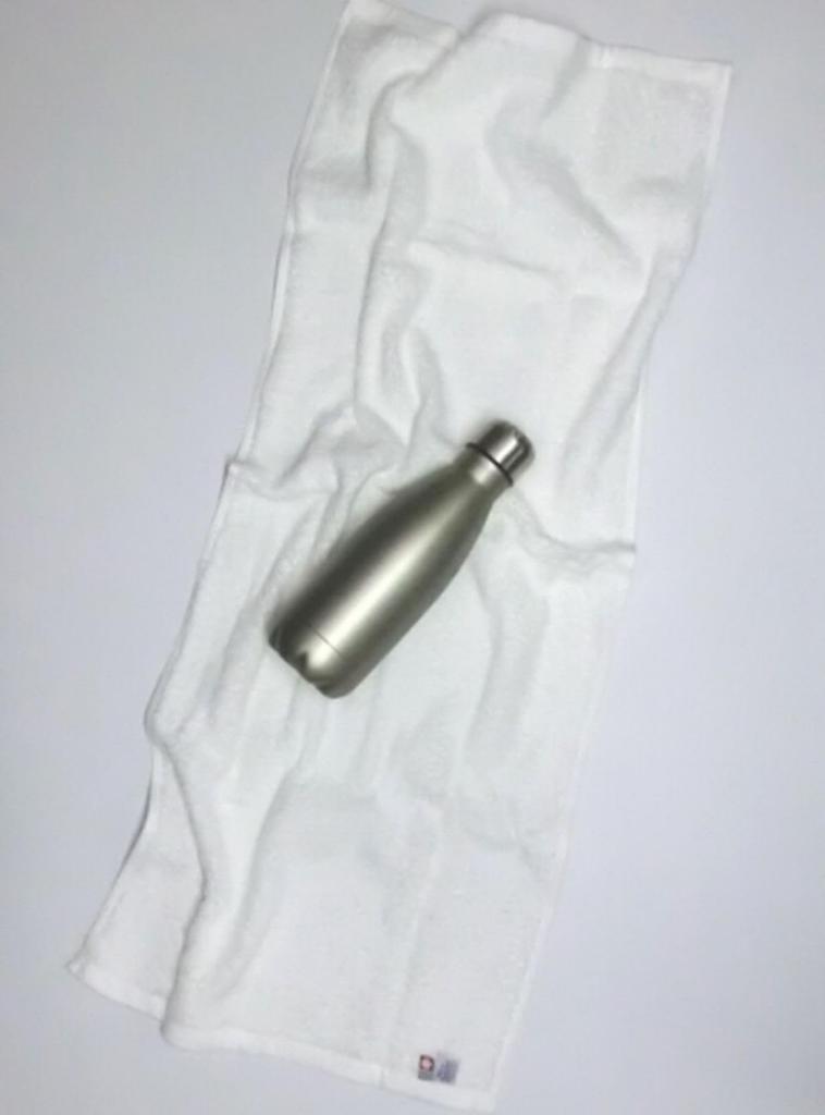 Select Water Bottle Set Stainless Steel PET Bottle Vacuum Imabari Towel Set 350ml J-kitchens (Dual Structure) &