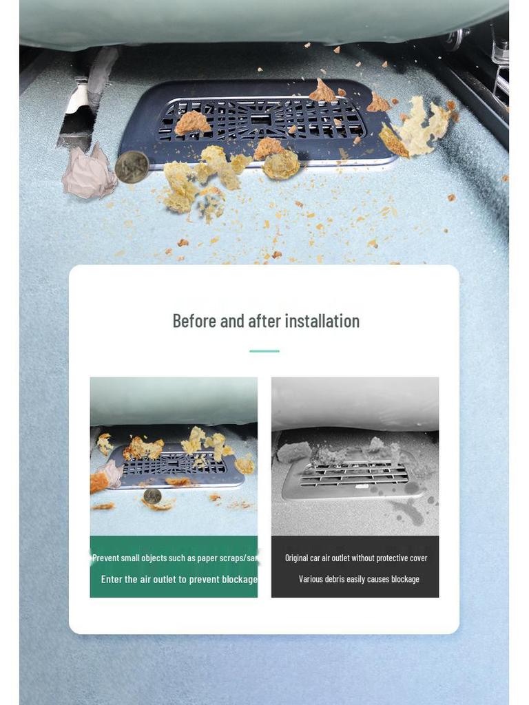 Xiaomi YU7 Air Vent Dust Cover for Under-Seat AC Blockage Prevention