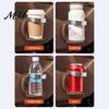 Car Cup Holder Universal Foldable for Door Panel, Adjustable Automotive Drink Organizer with Auto Interior Accessory Multifunctional Storage,