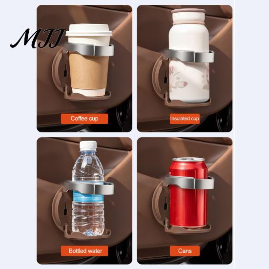 Car Cup Holder Universal Foldable for Door Panel, Adjustable Automotive Drink Organizer with Auto Interior Accessory Multifunctional Storage,