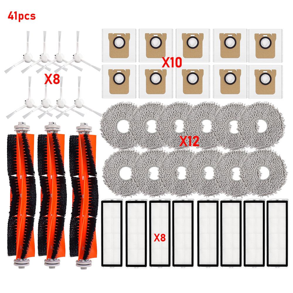 For Xiaomi Mijia Omni 1S B101CN B116 X10+X20+ For Dreame L10s Ultra S10 Pro Main Brush Mop Dust Bag Filter Vacuum Part