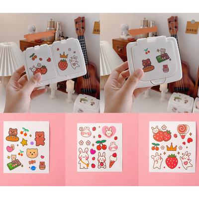 Cosmetic Storage Box Cartoon Pattern Plastic Storage Containers Multifunctional Student Stationery S