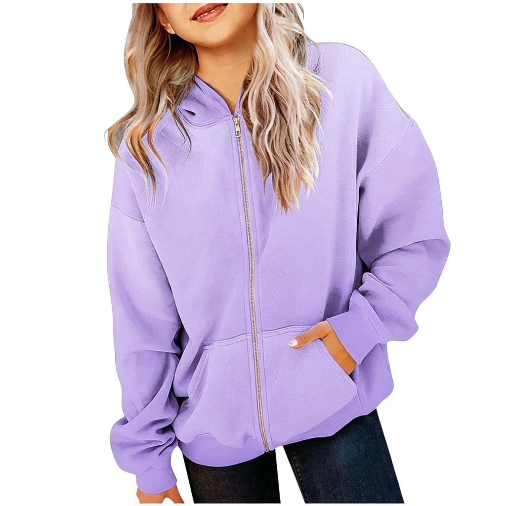 Kids Hooded Zip-Up Sweatshirt with Gradient Print, Long Sleeve Casual Outerwear for Boys Girls