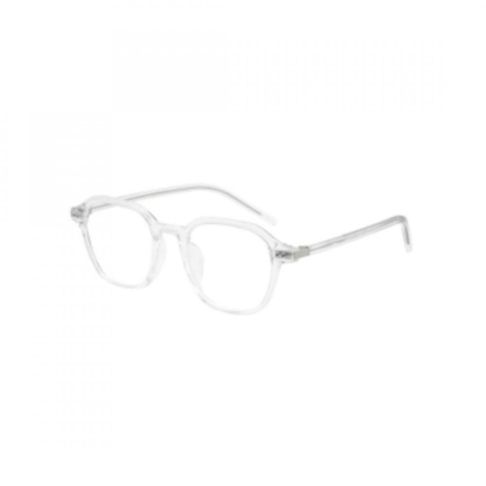 New Arrivals Open Run Unisex Retro Square Thick Frame Glasses