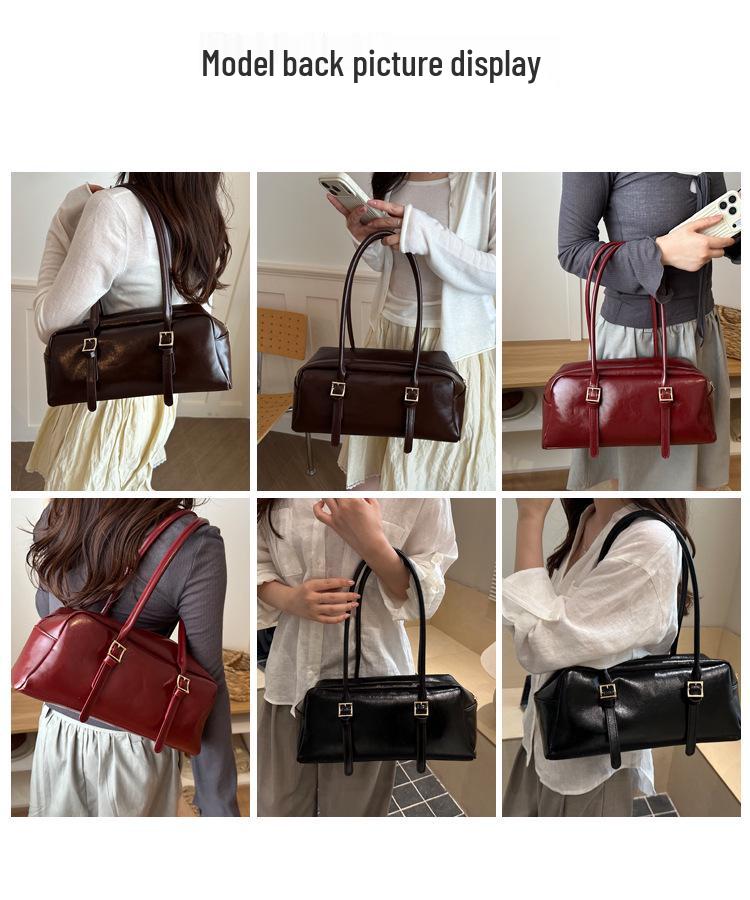 Vintage Chic Damen-Tragetasche: Bowling, Pendeln, Baguette- & Boston-Stile, Hochwertige Schulter- und Unterarmtasche
