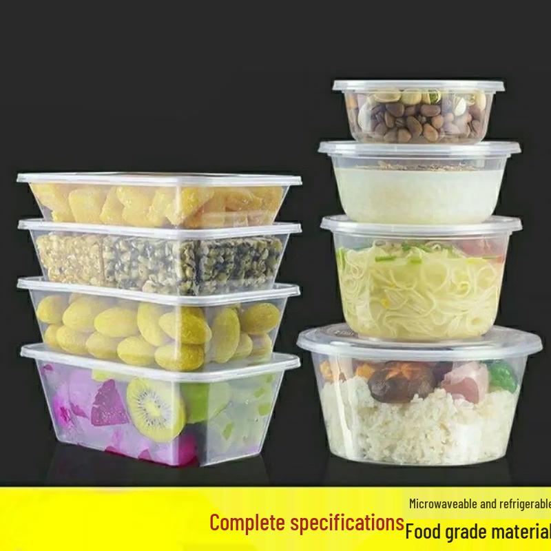 Yangge Disposable Round Plastic Food Container with Lid