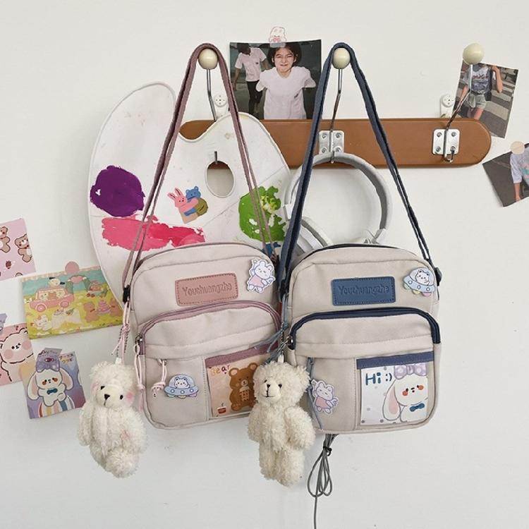 Cute and Practical Crossbody Bag Japanese Aesthetic Durable Nylon Shoulder Bags