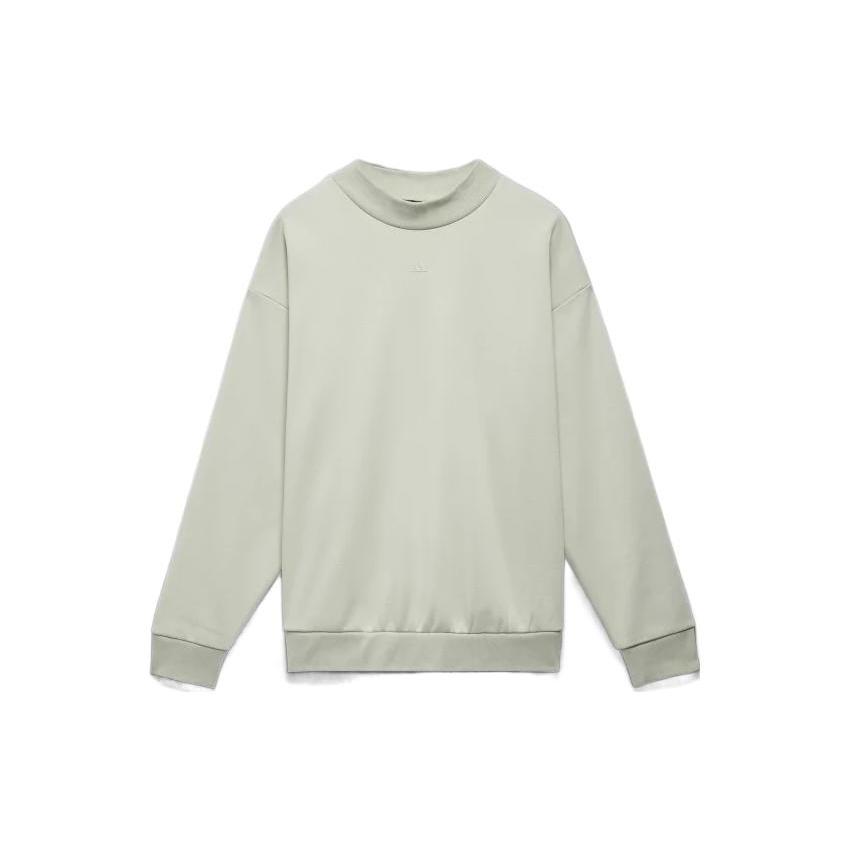 Adidas Originals Sweatshirts Unisex Light Green Half Turtleneck Moderate Regular IA3434-
