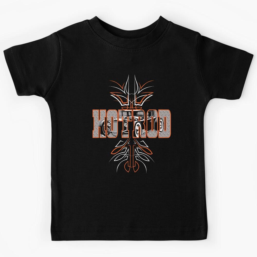Hot Rods Pinstripes Custom Cars Street Rod Kids T-Shirt 170