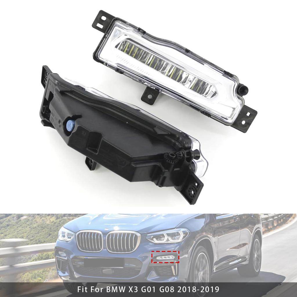 LED Front Bumper Fog Lights For BMW X3 G01 G08 X4 G02 2018-2019 63177412528