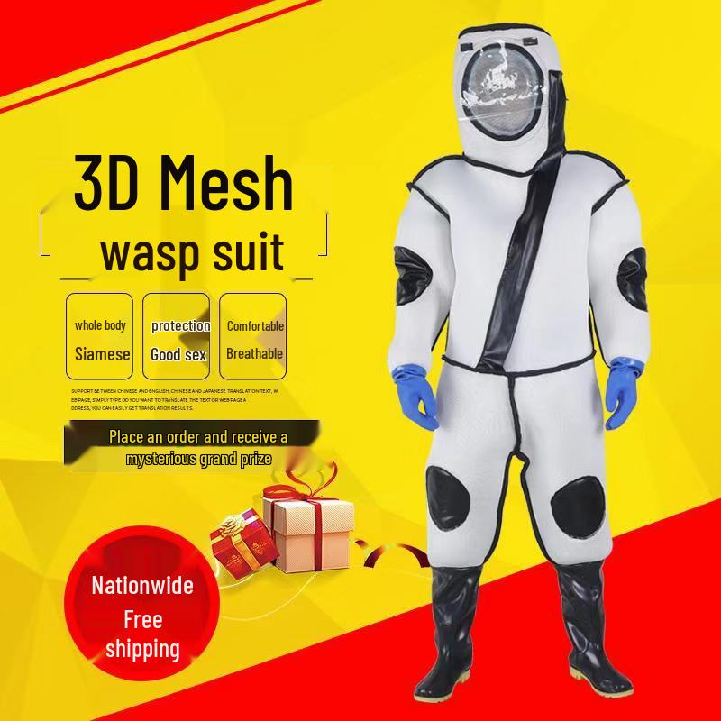 Breathable Anti-Wasp Full Body Suit with Hornet Protection and Heat Dissipation - Free Shipping Size 44 Shoes