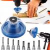 Ash Bowl Impact Hammer Electric Drill Dust Cover Woodworking Tools Reusable Drill Dust Collector