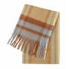 Plush Plaid Wool Scarf Mohair Winter Cashmere Scarves Classic Women Cape  Student
