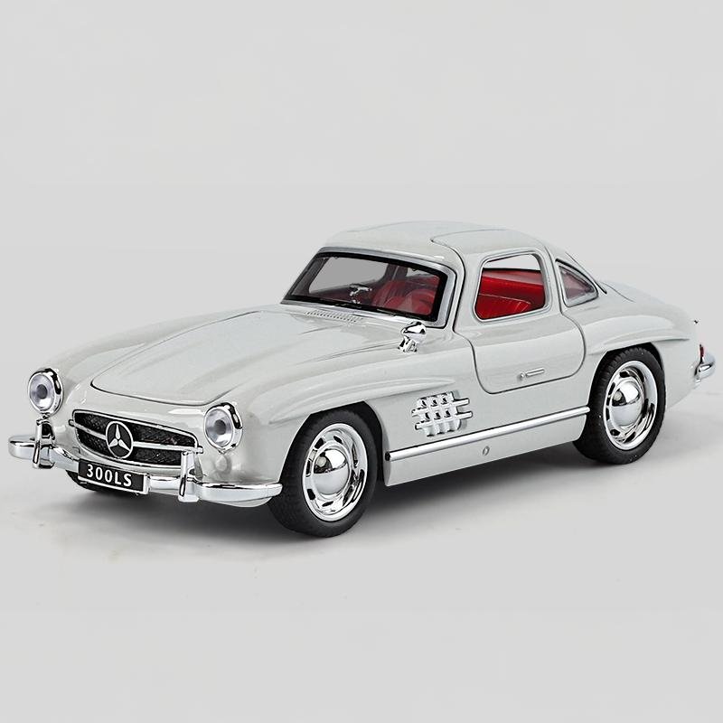 1:32 Mercedes Benz 300SL Classic Sports Racing Car Diecast Model Car Alloy Outdoor Collections Ornaments Decorations Hobbies Boy