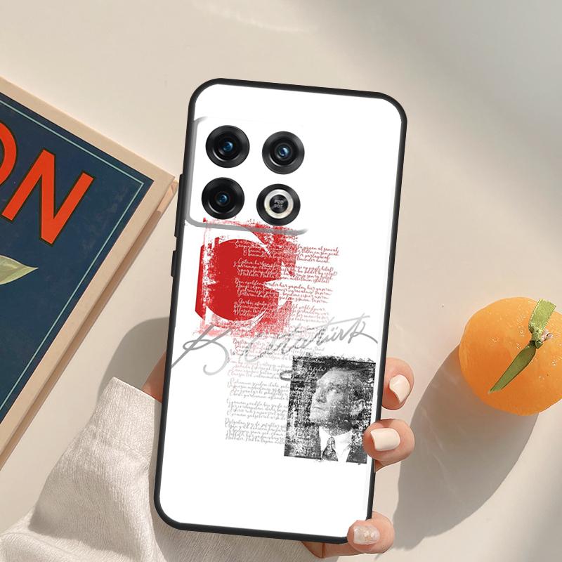 Turkey Mustafa Kemal Ataturk Case For OnePlus 15 13 12 11 13R 12R 10T 8T 13T OnePlus Nord 5 CE 3 2 4 Lite N20 N30 Cover