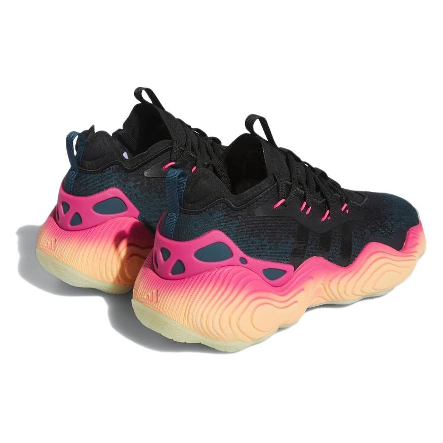 New Adidas Trae Young 3 Arctic Night Acid Orange IE9303