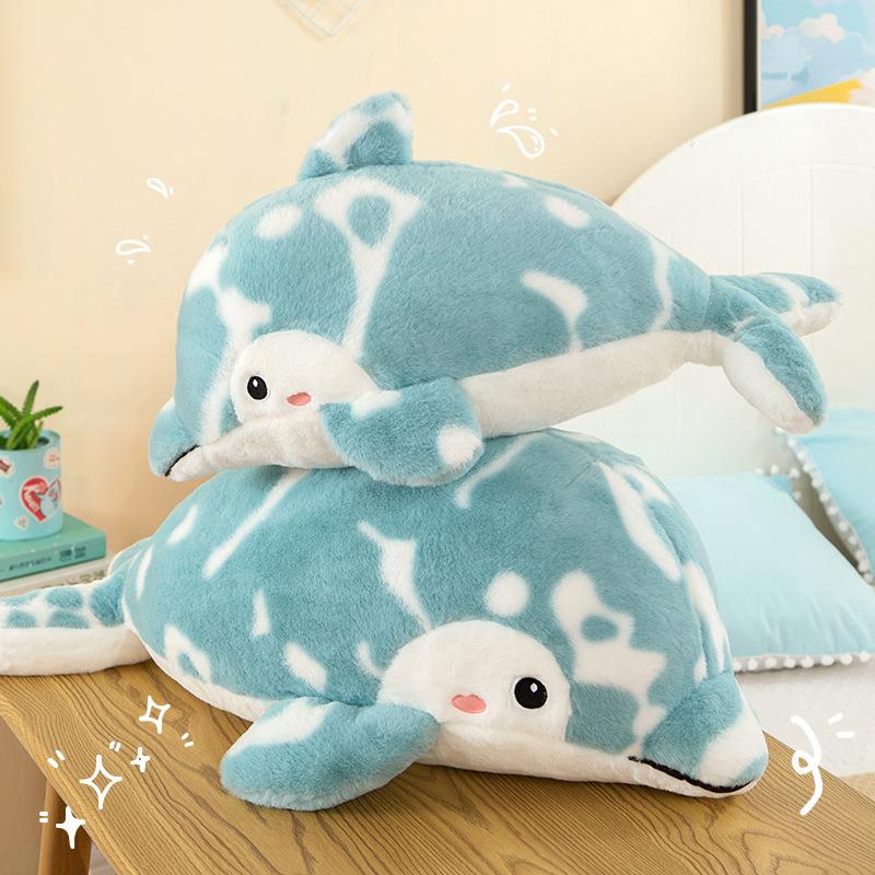 Romantic Starry Sky Dolphin Dolls Aquarium Doll Girls Sleeping Pillow Rag Dolls Ocean Series Plush Toys