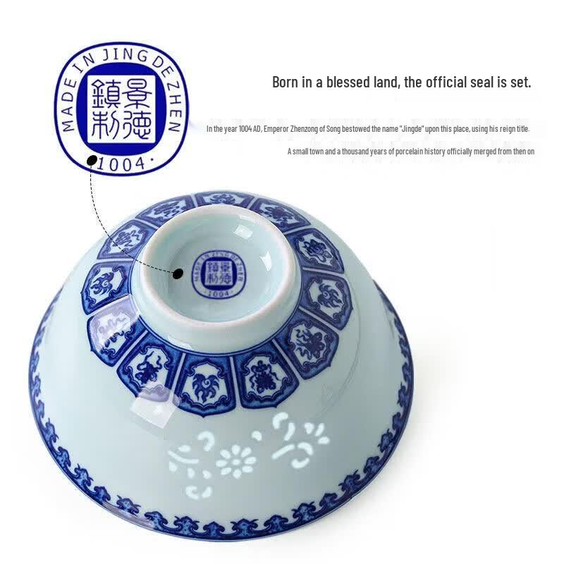 Jingdezhen Underglaze Dinnerware Set